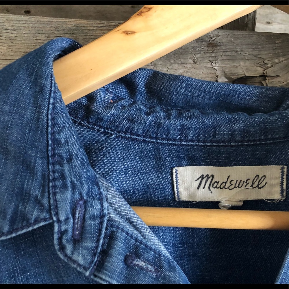 Madewell Chambray Shirt Dress